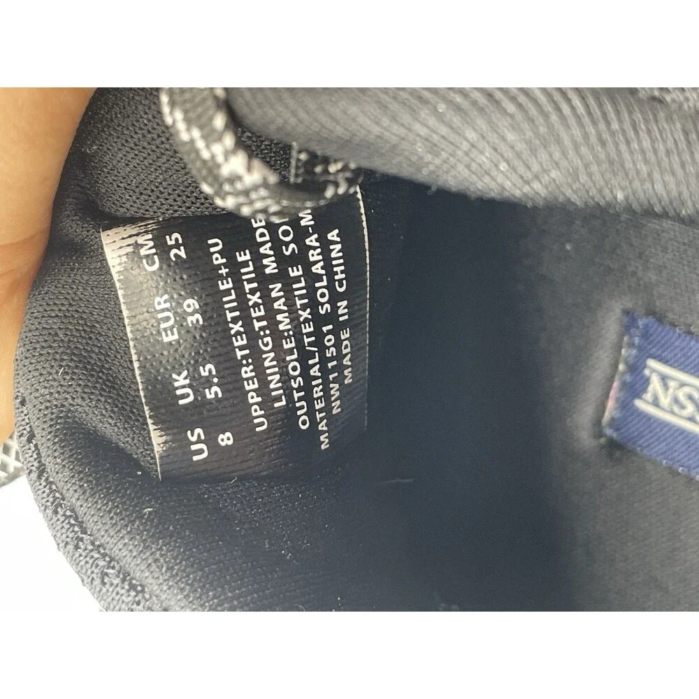 U.S. Polo Assn USPA Men’s Athletic Sneakers Black White Lace Up Shoes Size 8 - Picture 6 of 6